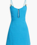 Rebecca Vallance Hermosa Mini Dress - 8 / Blue - Dresses