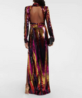 Rebecca Vallance Kaia Zig Zag Gown Multi Size 10 - 10 / Multi - Dresses