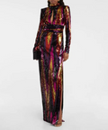 Rebecca Vallance Kaia Zig Zag Gown Multi Size 10 - 10 / Multi - Dresses
