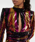 Rebecca Vallance Kaia Zig Zag Gown Multi Size 10 - 10 / Multi - Dresses