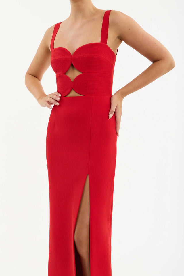 Rebecca Vallance Karina Gown - 8 / Red - Dresses