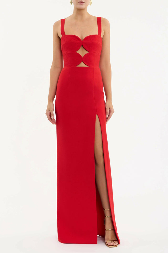Rebecca Vallance Karina Gown - 8 / Red - Dresses