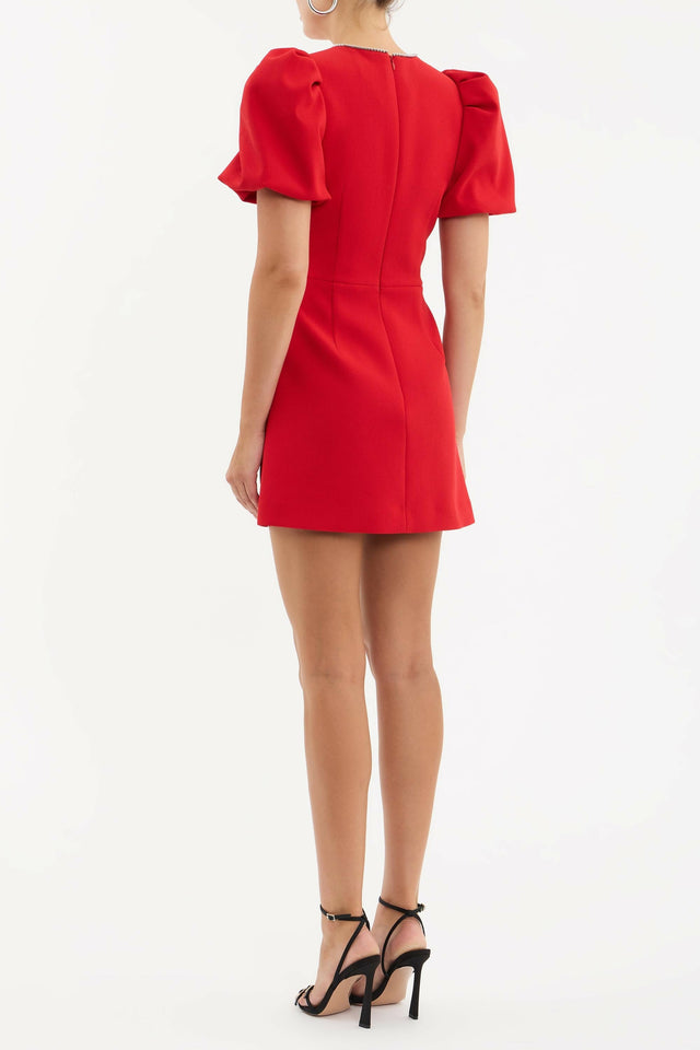 KARINA_PUFF_SLEEVE_MINI_2402-1602_RED_0078_Back