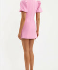 Rebecca Vallance Karina Puff Sleeve Mini Pink - 8 / Pink - Dresses