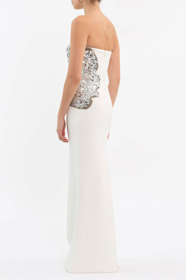 Rebecca Vallance Layana Gown - 10 / White - Dresses
