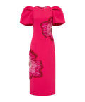 Rebecca Vallance Layana Midi Dress - 10 / Red - Dresses