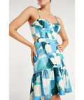 Rebecca Vallance Mallorca Mini Dress Blue Size 10 - 10 / Blue - Dresses
