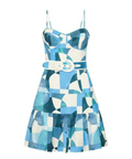 Rebecca Vallance Mallorca Mini Dress Blue Size 10 - 10 / Blue - Dresses