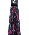 Rebecca Vallance Marlee Gown Print Size 12 - Dresses