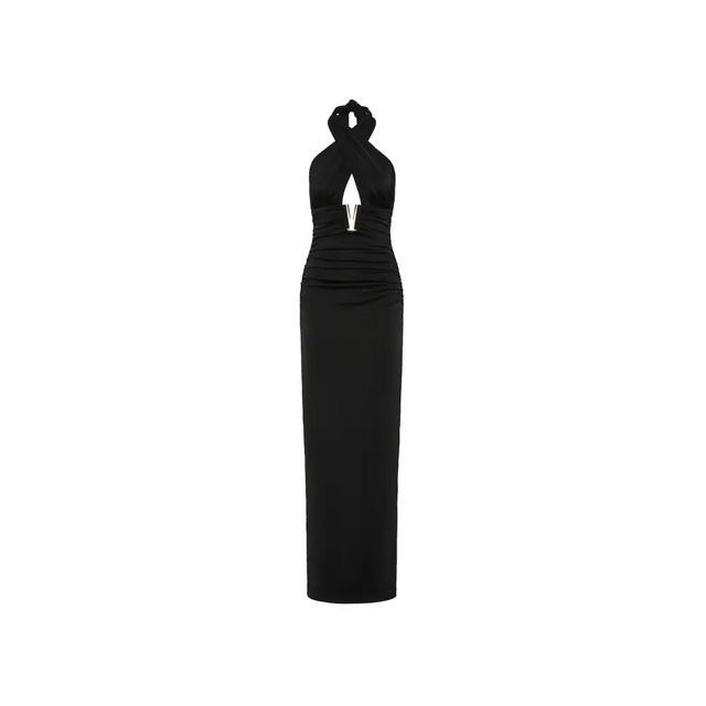 Rebecca Vallance Mischa Halter - 8 / Black - Dresses