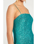 Rebecca Vallance Missing Hours Mini Dress Turquoise Size AU 14 - 14 / Turquoise - Dresses