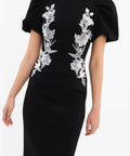 Rebecca Vallance Monroe Midi Dress - 10 / Black - Dresses