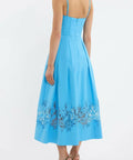 Rebecca Vallance Montreux Midi Dress - 12 / Blue - Dresses