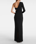 Rebecca Vallance Sachiel Floral-Appliqué Gown in Black - 6 / Black - Dresses