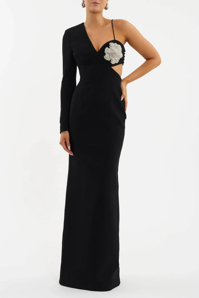 Rebecca Vallance Sachiel Gown - 6 / Black - Dresses