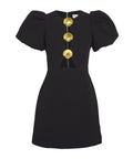 Rebecca Vallance Sirene Puff Sleeve Mini Size 8 - Black / 8 - Dresses