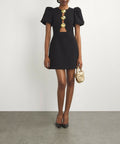 Rebecca Vallance Sirene Puff Sleeve Mini Size 8 - Black / 8 - Dresses