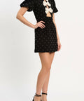 Rebecca Vallance Veronica Mini Dress Black Size AU 14 - 14 / Multi - Dresses