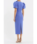 Rebecca Vallance Violetta Midi Dress Periwinkle Blue - Dresses