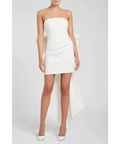 Rebecca Vallance White Daphne Mini Dress Ivory Size AU 6 - 6 / White - Dresses