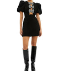 Rebecca Vallance Yvonne Bow Mini Dress Black Size 10 - 10 / Black - Dresses