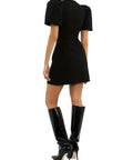 Rebecca Vallance Yvonne Bow Mini Dress Black Size 10 - 10 / Black - Dresses
