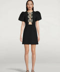 RebeccaVallanceYvonneBowMiniDressinBlack