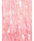 Retrofete - Retrofête Anastasia Sequin Feather Mini Dress Bubblegum Pink Size S / AU 8