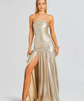 Retrofete Josie Maxi Gown - 8 / Champagne - Dresses