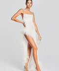 Retrofete - Retrofete Priscilla Feather Dress