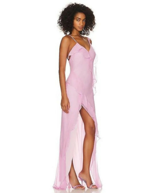 strapless open back dress Unique Vintage Plus Size Mauve Velvet Front Twist Swing Dress main image 1