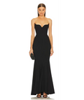 Revolve X Michael Costello Billie Gown - 6 / Black - Dresses