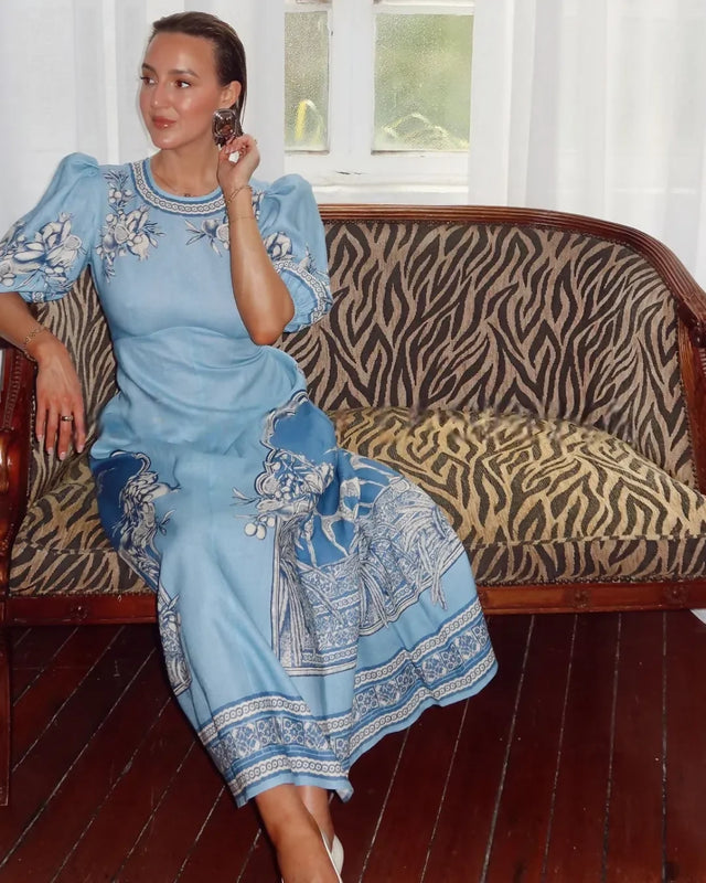 Alemais Villa Romantica Midi Dress