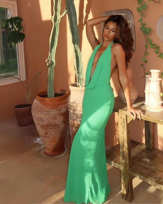 Runaway Lexie Gown - 8 / Green - Dresses