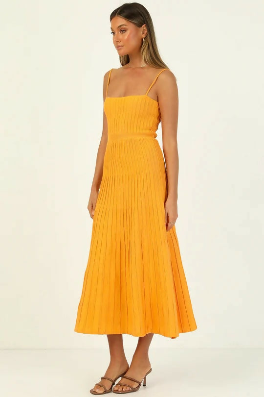 Runway Alexa Dress Orange - 8 / Orange - Dresses