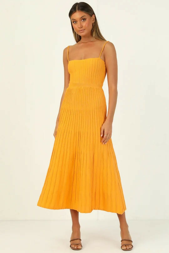 Runway Alexa Dress Orange - 8 / Orange - Dresses
