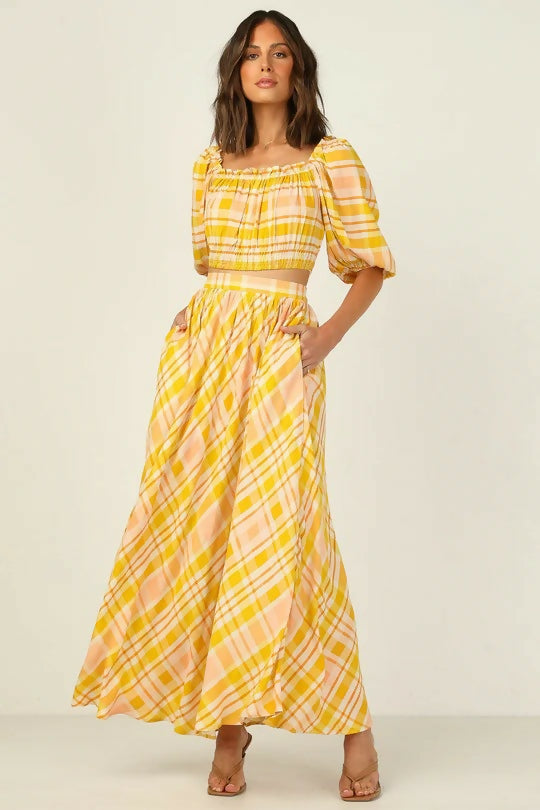 Runway Bates Set - 8 / Yellow - Outfit Sets