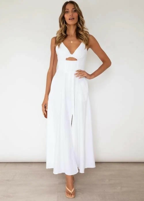 Runway Cameron Dress White - 8 / White - Dresses