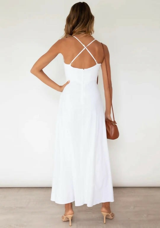 Runway Cameron Dress White - 8 / White - Dresses
