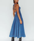 Runway Scout Ellora Denim Dress - 8 / Blue - Dresses