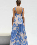 Runway Scout Reeves Maxi Dress in Blue - Dresses