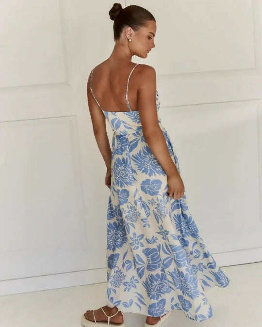 Runway Scout Ula Dress in Blue - Dresses