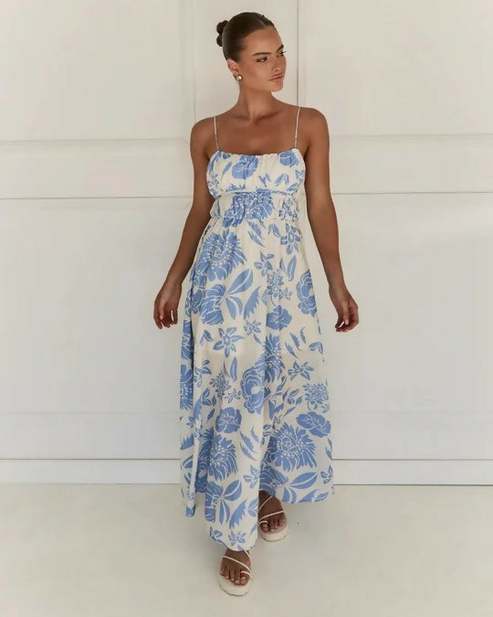 Runway Scout Ula Dress in Blue - Dresses