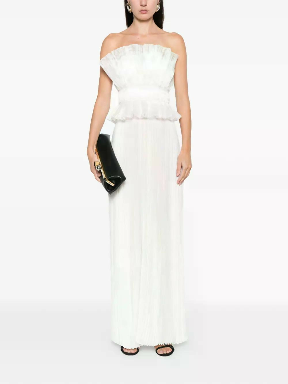 Lidee Masquerade Gown White Size 12 – designer dress hire