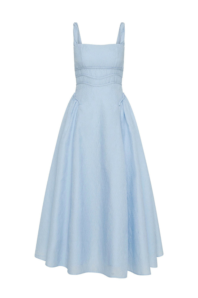 Rachel Gilbert Sophia Strap Dress in Sky Blue