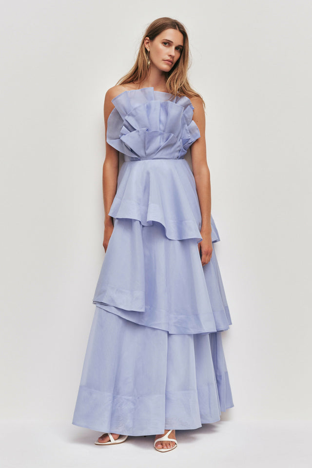 Aje Selestia Gown Pale Blue Size 10,12