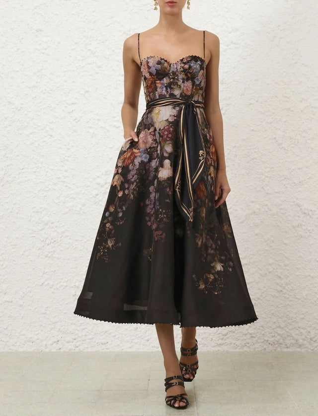 Valiant Corset Picnic Dress - size 1/AU10