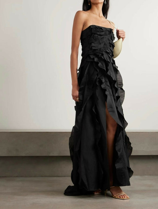 Aje Allairie Gown Black