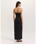 SABA Dharma Strapless Midi Dress BLACK SIZE 6 - 6 / Black - Dresses