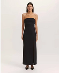 SABA Dharma Strapless Midi Dress BLACK SIZE 6 - 6 / Black - Dresses